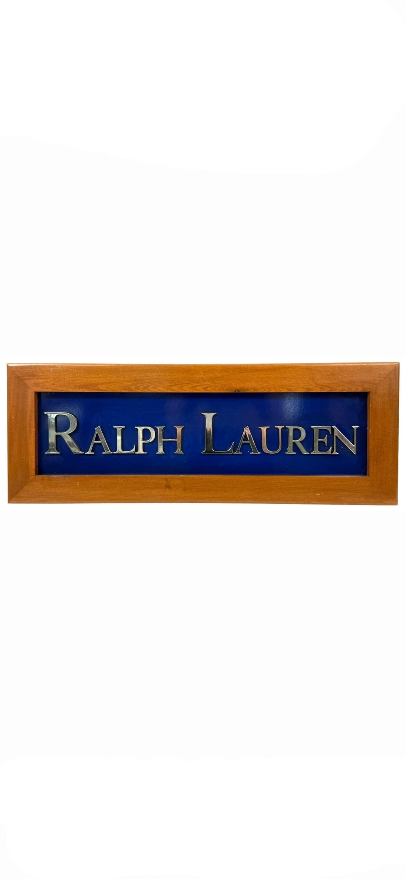 Large Vintage Ralph Lauren Display Sign | IdleHour