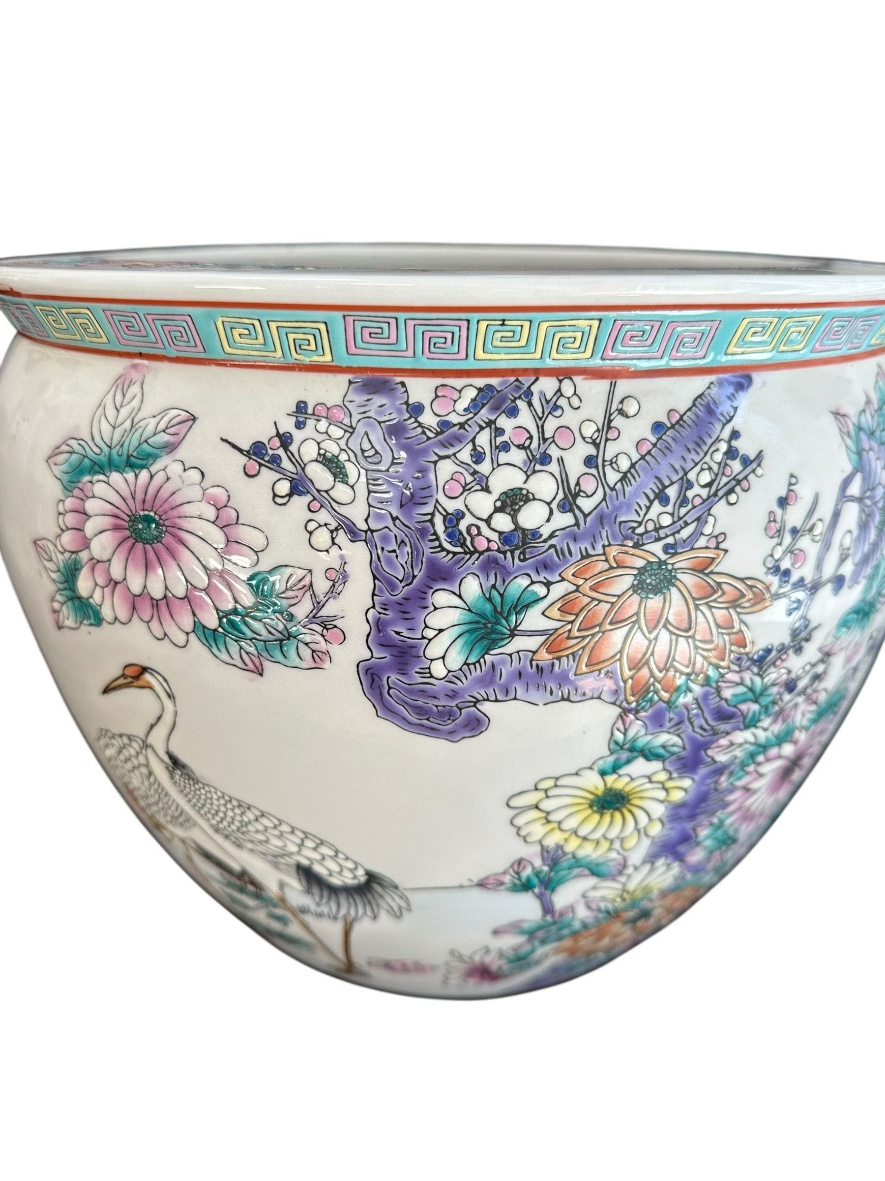 Mid 20th Century Chinese Export Fish Bowl / Jardiniere | IdleHour