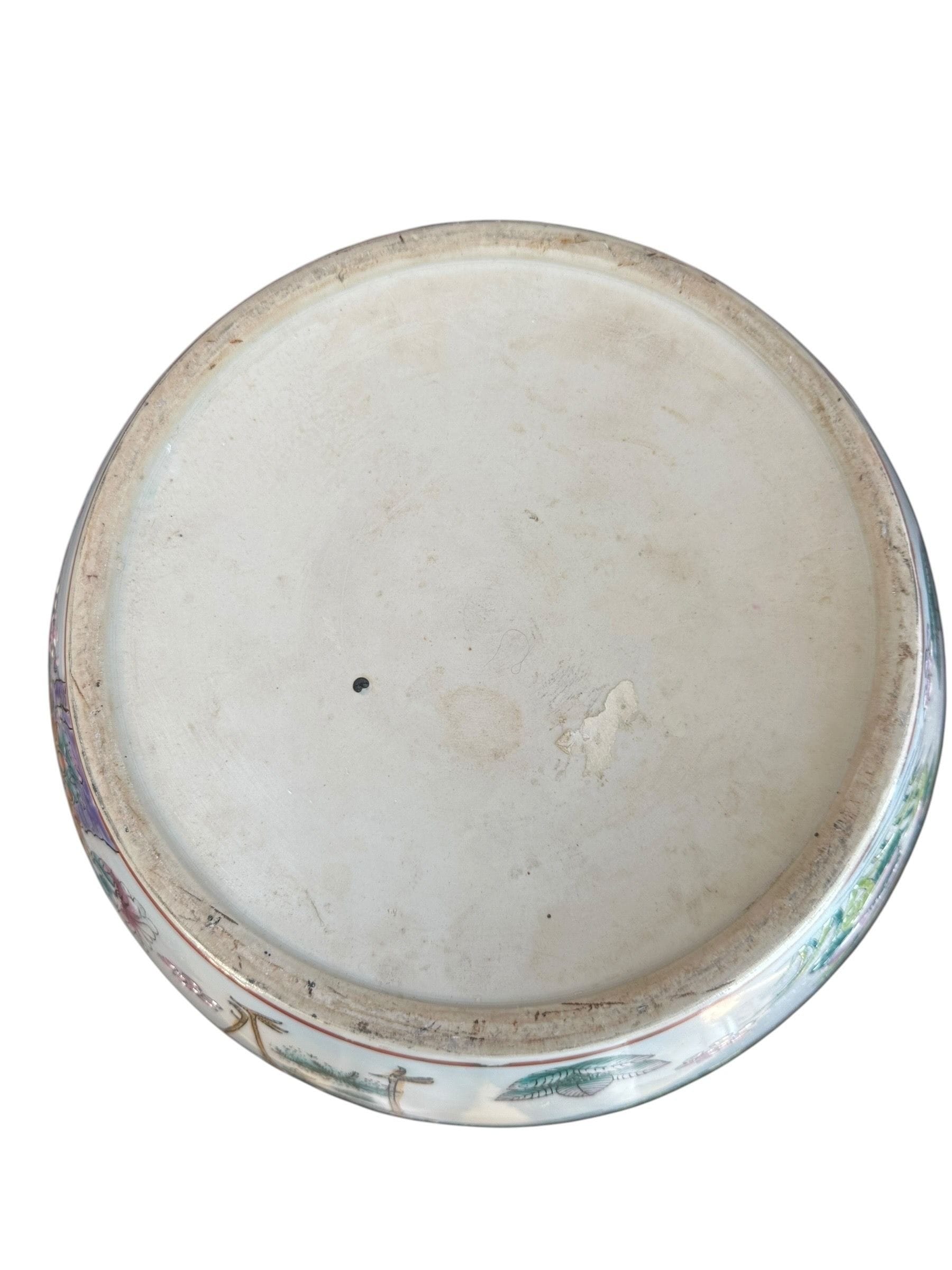 Mid 20th Century Chinese Export Fish Bowl / Jardiniere | IdleHour