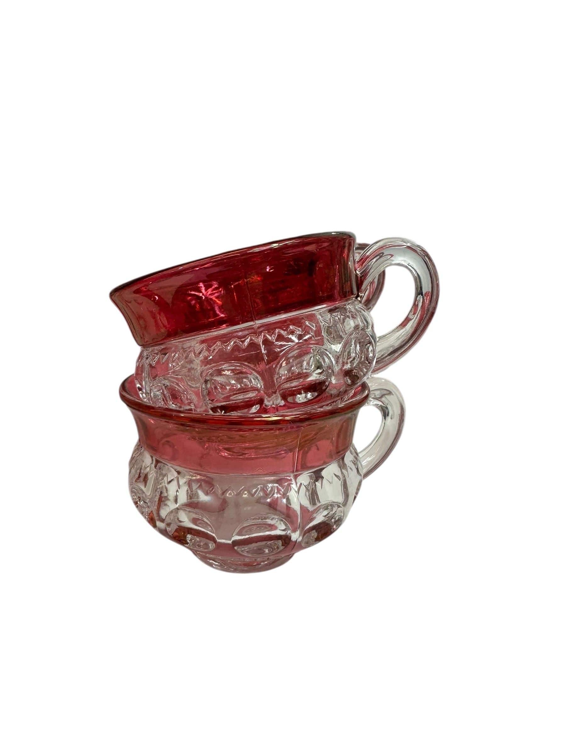 Vintage Tiffin Kings Crown Thumbprint Tea Set for 10 with Extras - 44 Pieces | IdleHour