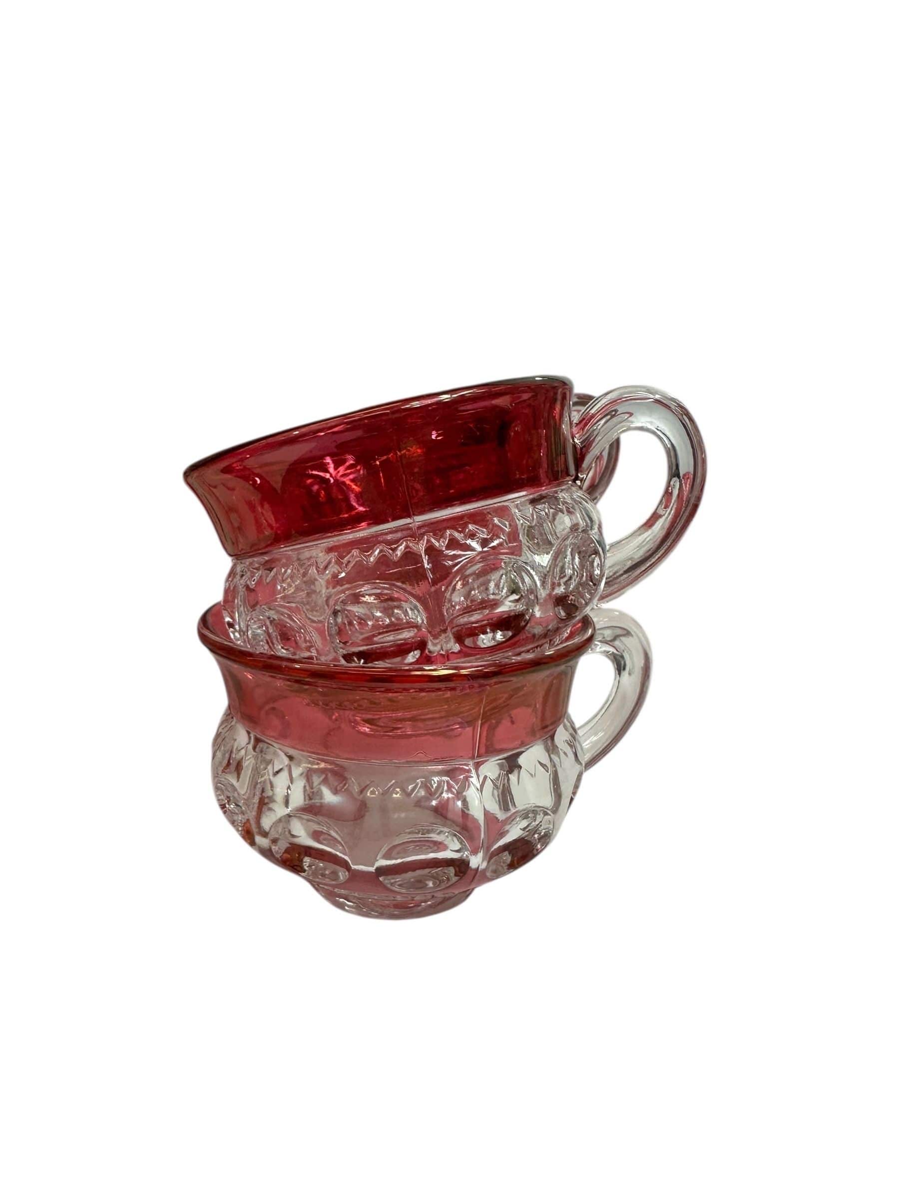 Vintage Tiffin Kings Crown Thumbprint Tea Set for 10 with Extras - 44 Pieces | IdleHour
