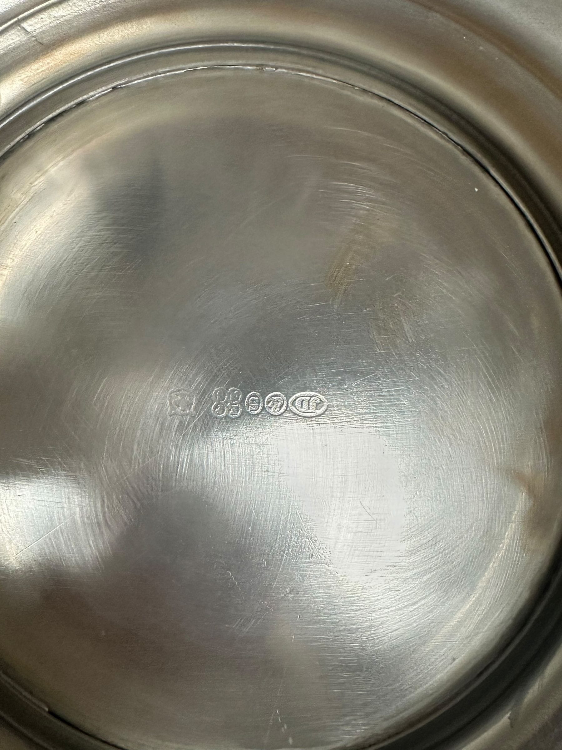 Vintage Silverplate and Glass Caviar and Vodka Montheith Bowl Server with Sturgeon Relief Handles and Lid | IdleHour