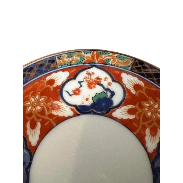 1970s Hand-Painted Dai Ichi Toki Imari Espresso Cups and Saucers - 8 Pieces | IdleHour