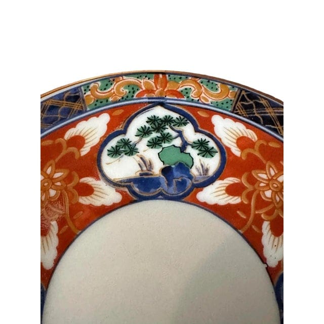1970s Hand-Painted Dai Ichi Toki Imari Espresso Cups and Saucers - 8 Pieces | IdleHour