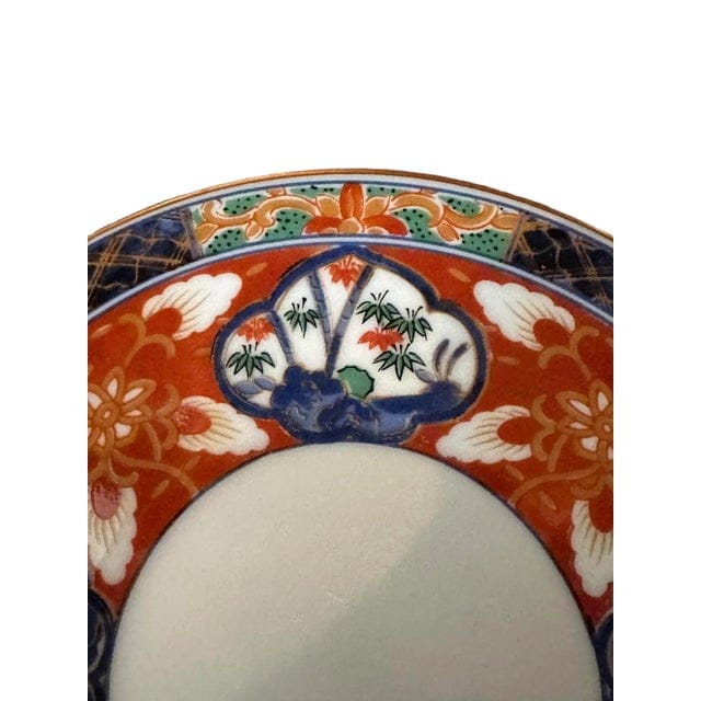 1970s Hand-Painted Dai Ichi Toki Imari Espresso Cups and Saucers - 8 Pieces | IdleHour