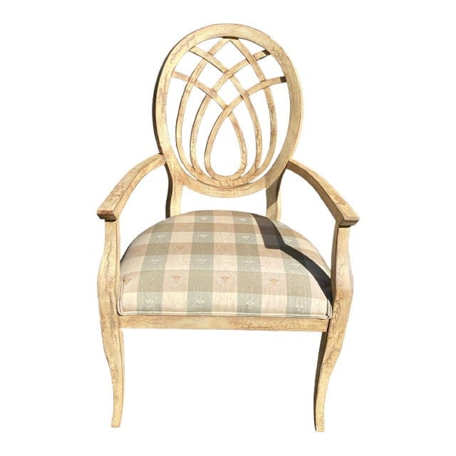 1990s Beechwood French Armchair | IdleHour