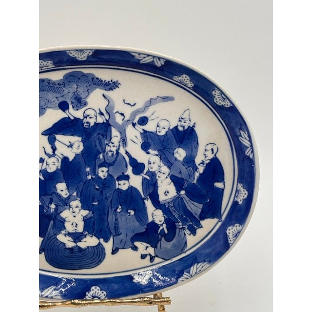 19th Century Blue and White Chinese Export Platter | IdleHour