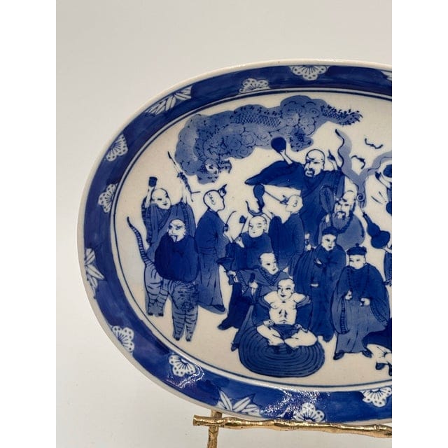 19th Century Blue and White Chinese Export Platter | IdleHour