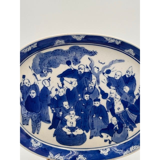 19th Century Blue and White Chinese Export Platter | IdleHour