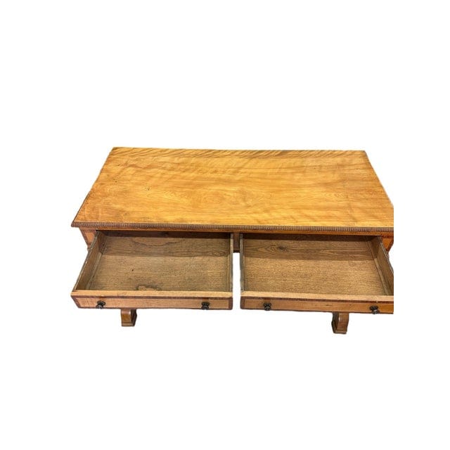 19th Century William IV Satinwood Writing Desk With Tulipwood Marquetry | IdleHour