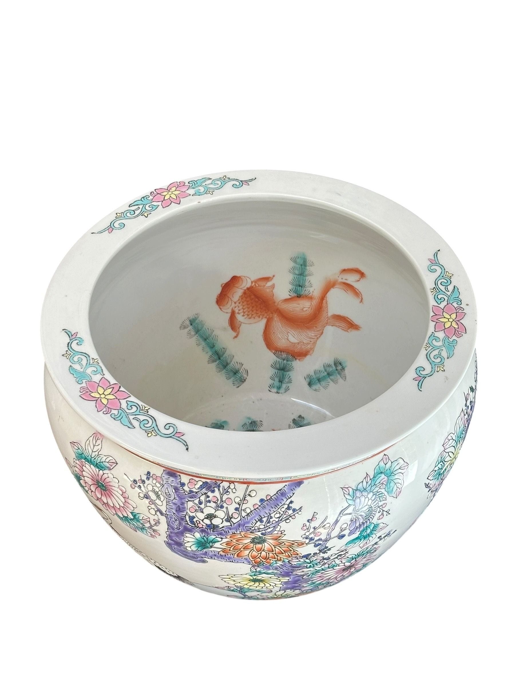 Mid 20th Century Chinese Export Fish Bowl / Jardiniere | IdleHour