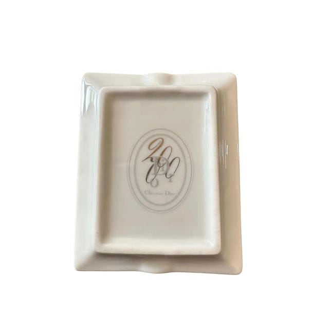2000s Christian Dior Gold Polka Dot Ashtray | IdleHour