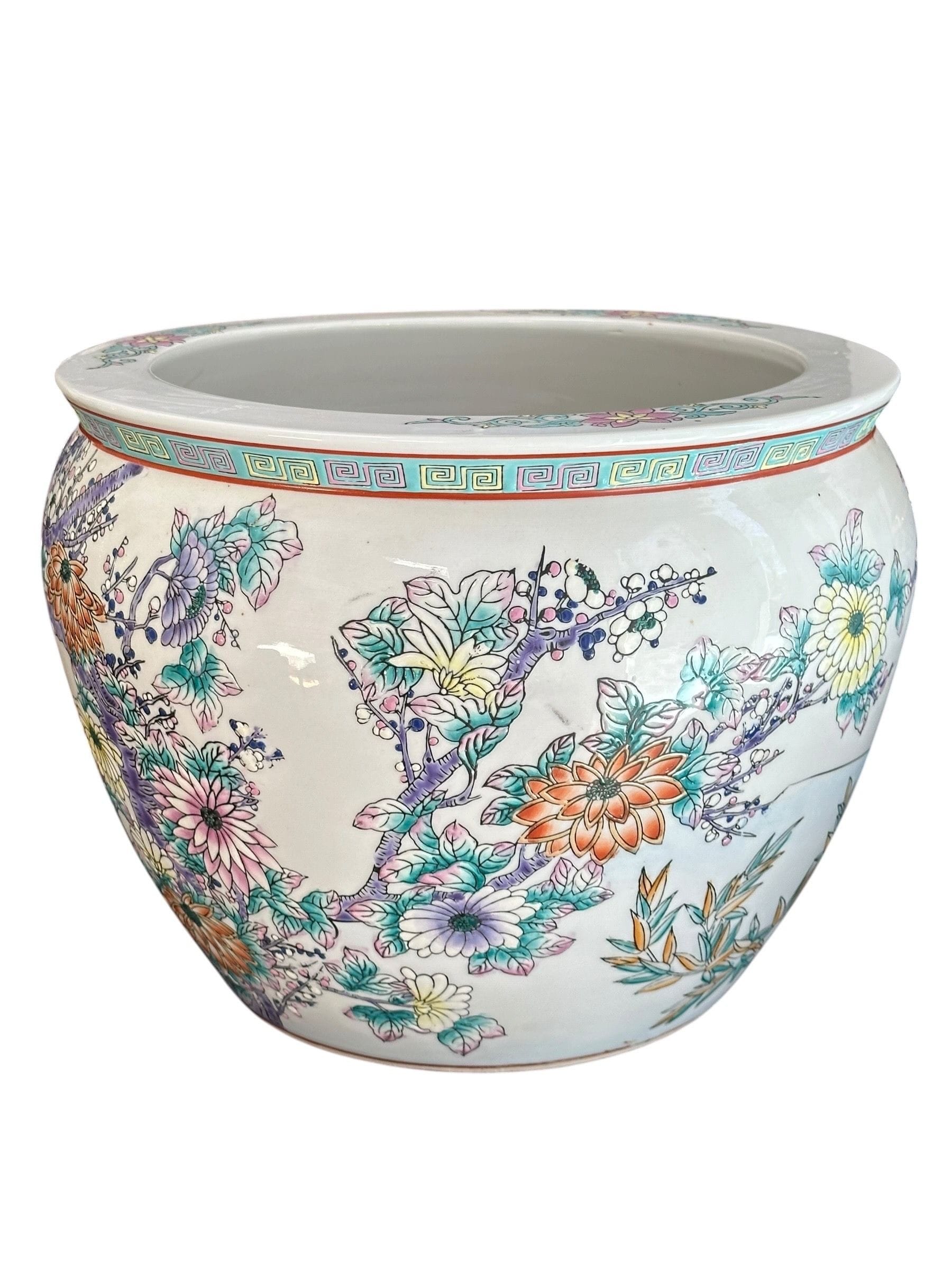 Mid 20th Century Chinese Export Fish Bowl / Jardiniere | IdleHour