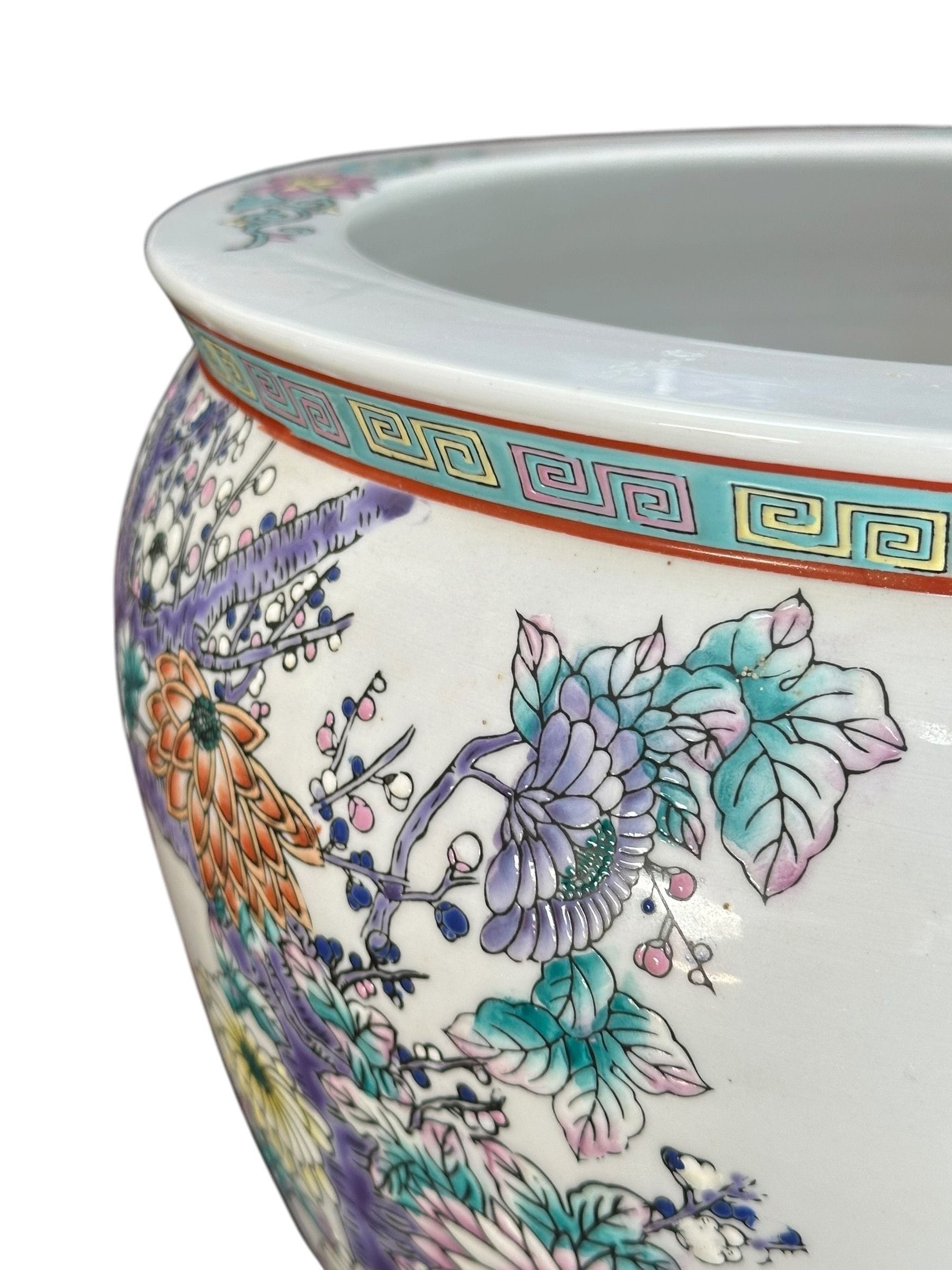 Mid 20th Century Chinese Export Fish Bowl / Jardiniere | IdleHour