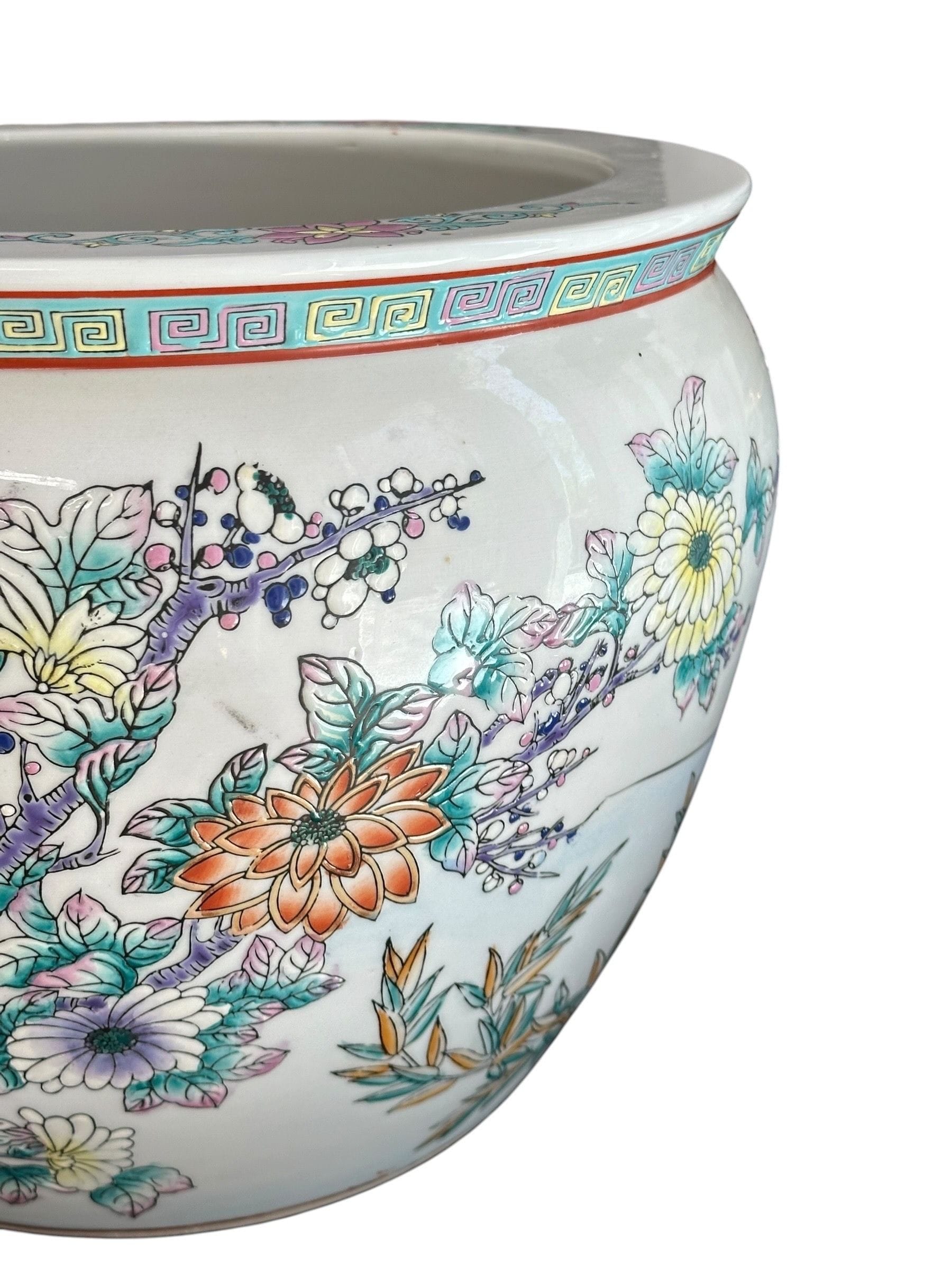 Mid 20th Century Chinese Export Fish Bowl / Jardiniere | IdleHour
