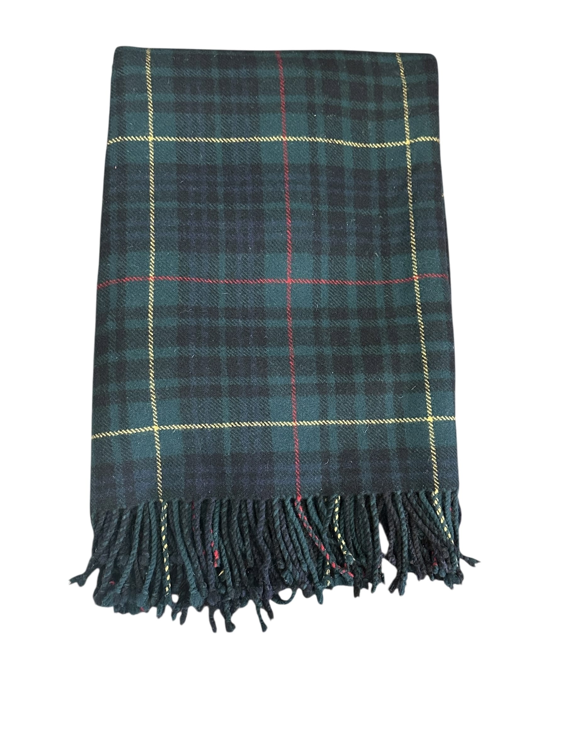 Vintage Ralph Lauren Wool Tartan Throw | IdleHour