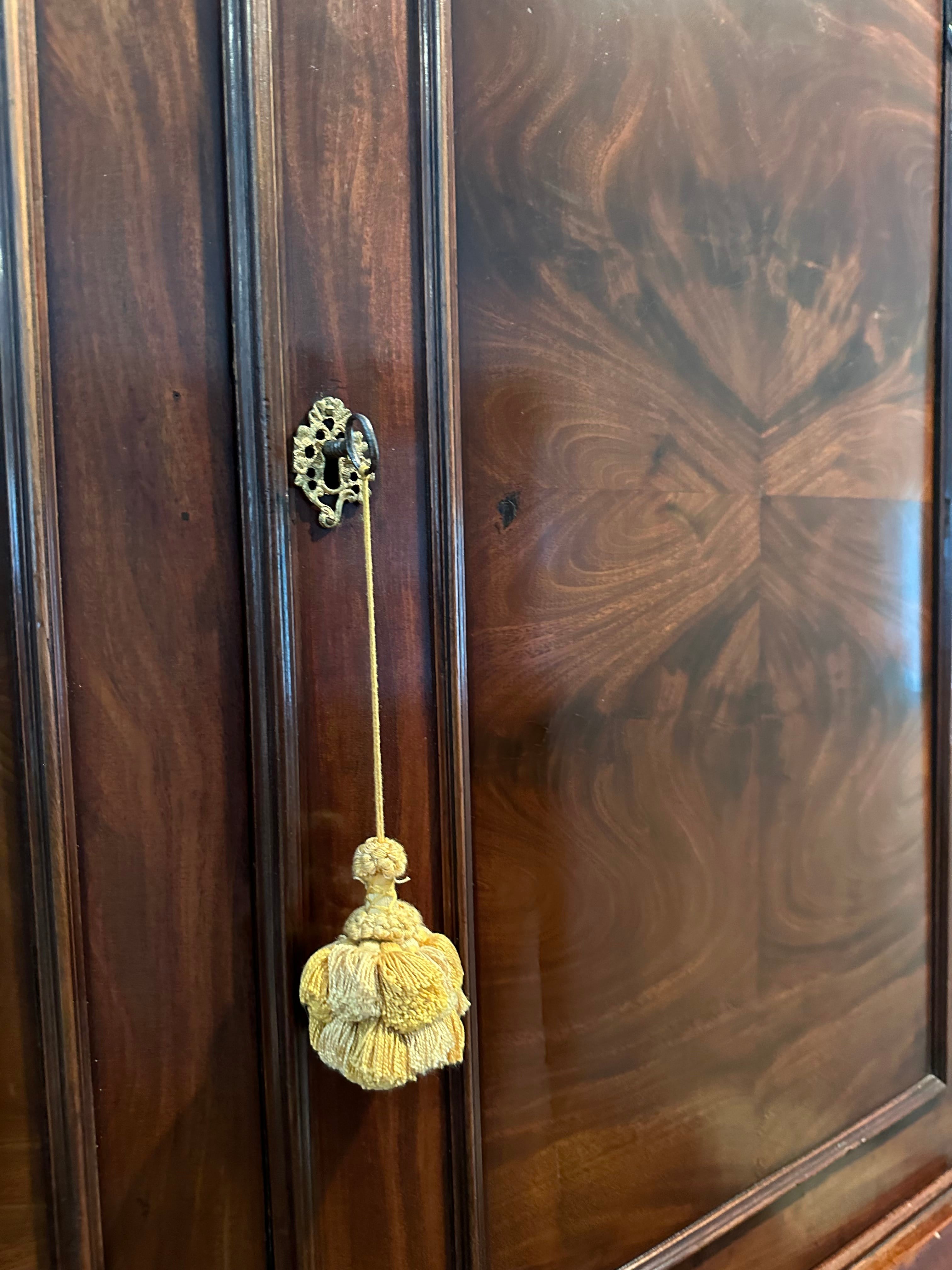 Late 18th Century George III Burled Walnut Secretary | IdleHour