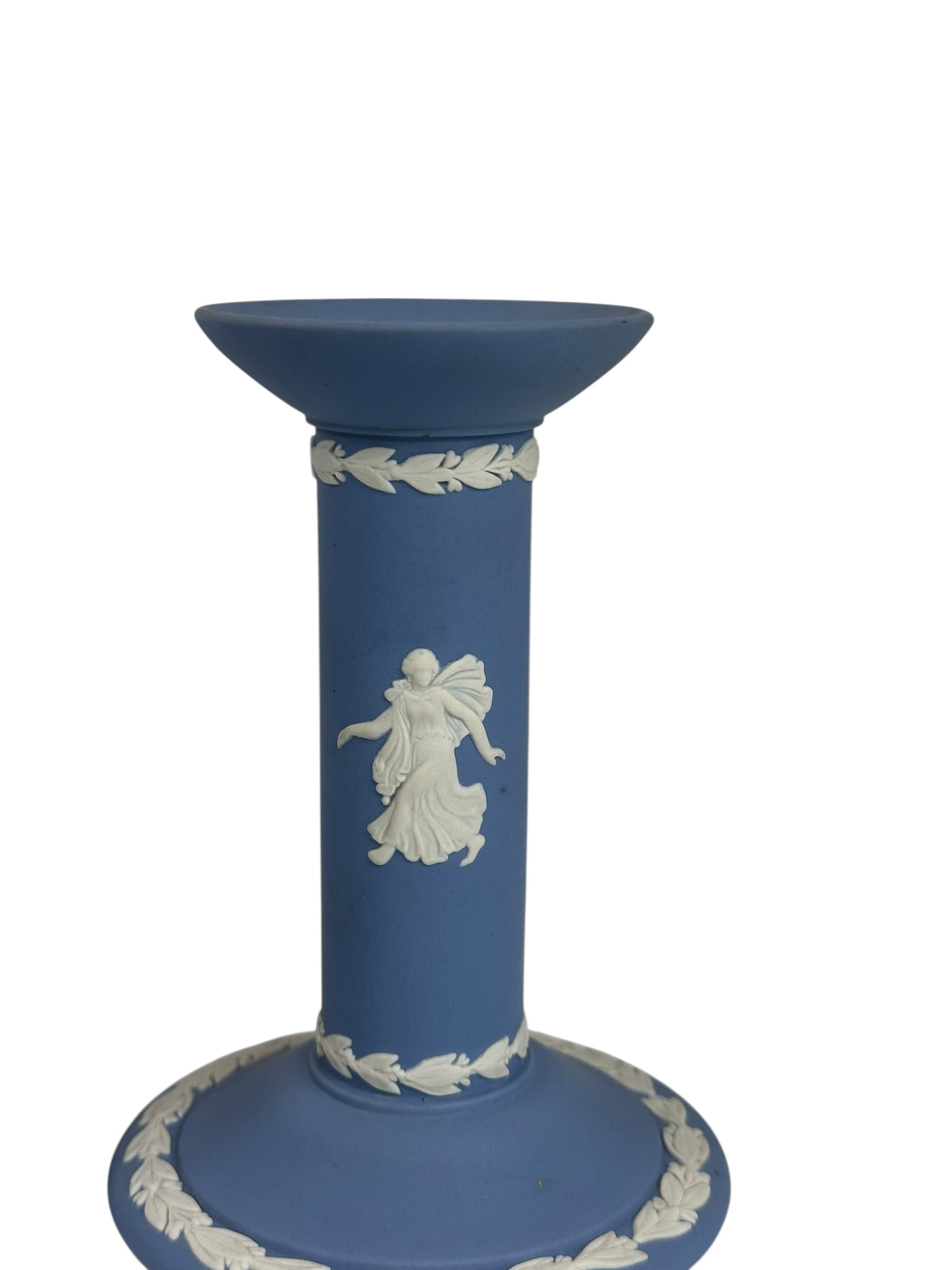 Pair of Late 20th Century Wedgwood Jasperware Candlesticks | IdleHour