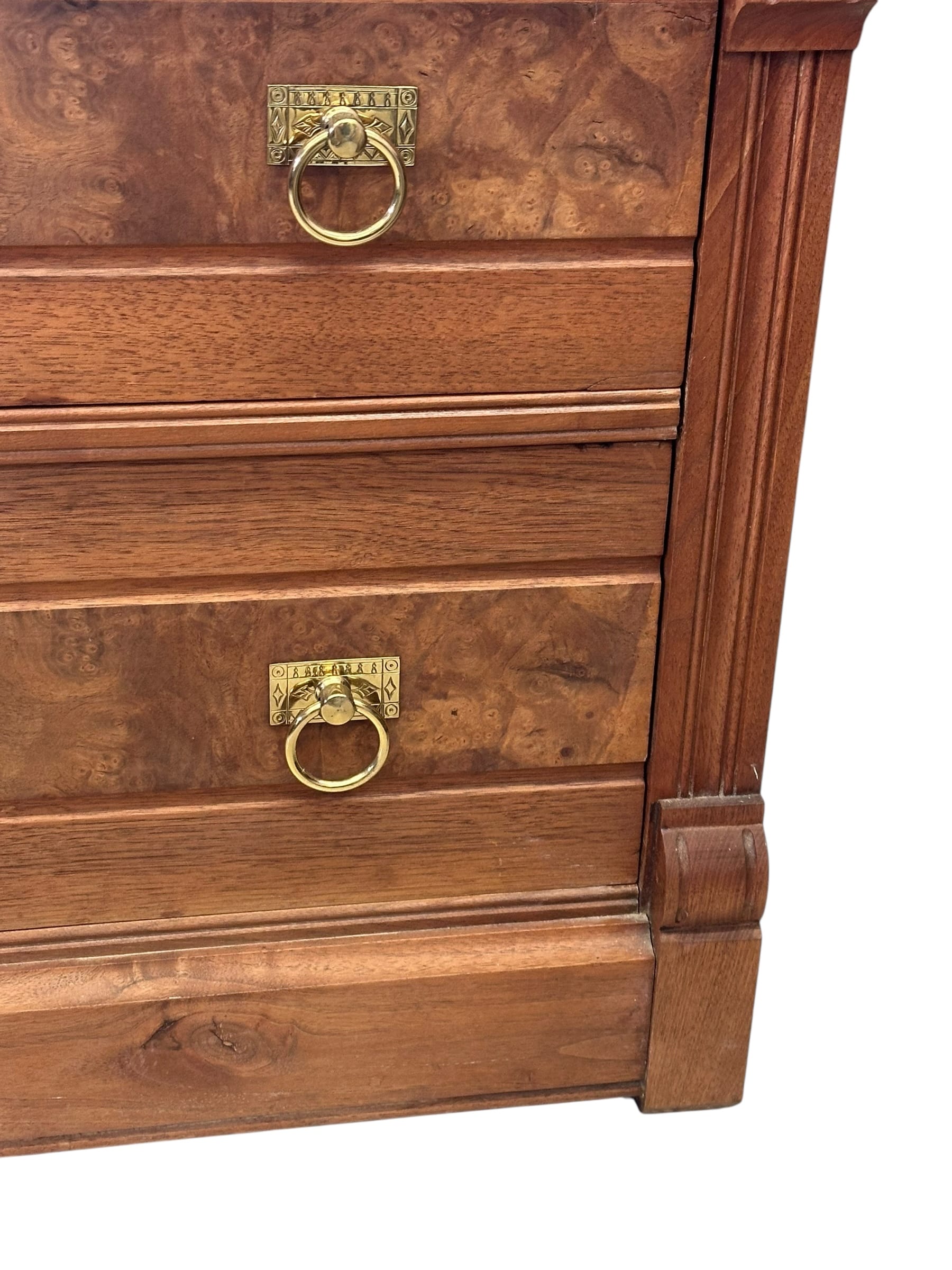 Antique Marble Topped French Provincial Sideboard | IdleHour