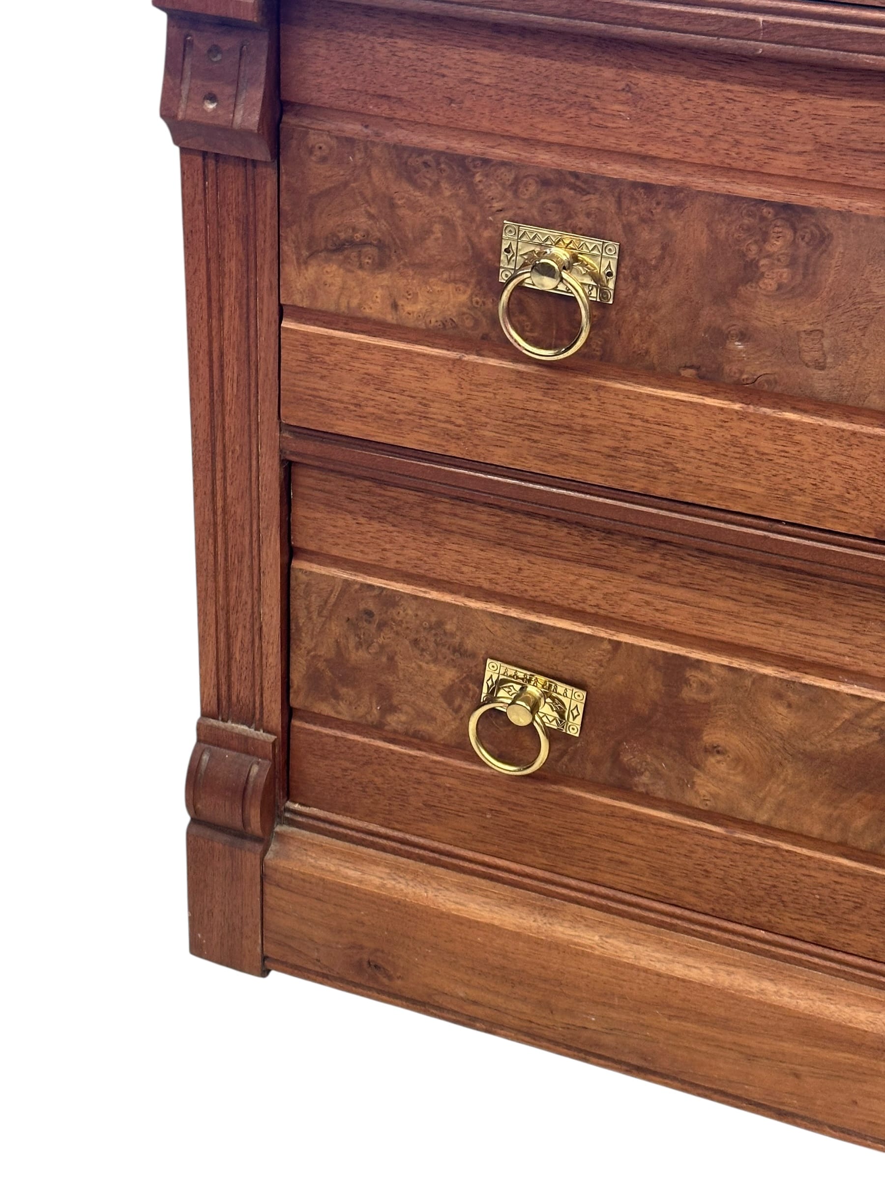 Antique Marble Topped French Provincial Sideboard | IdleHour