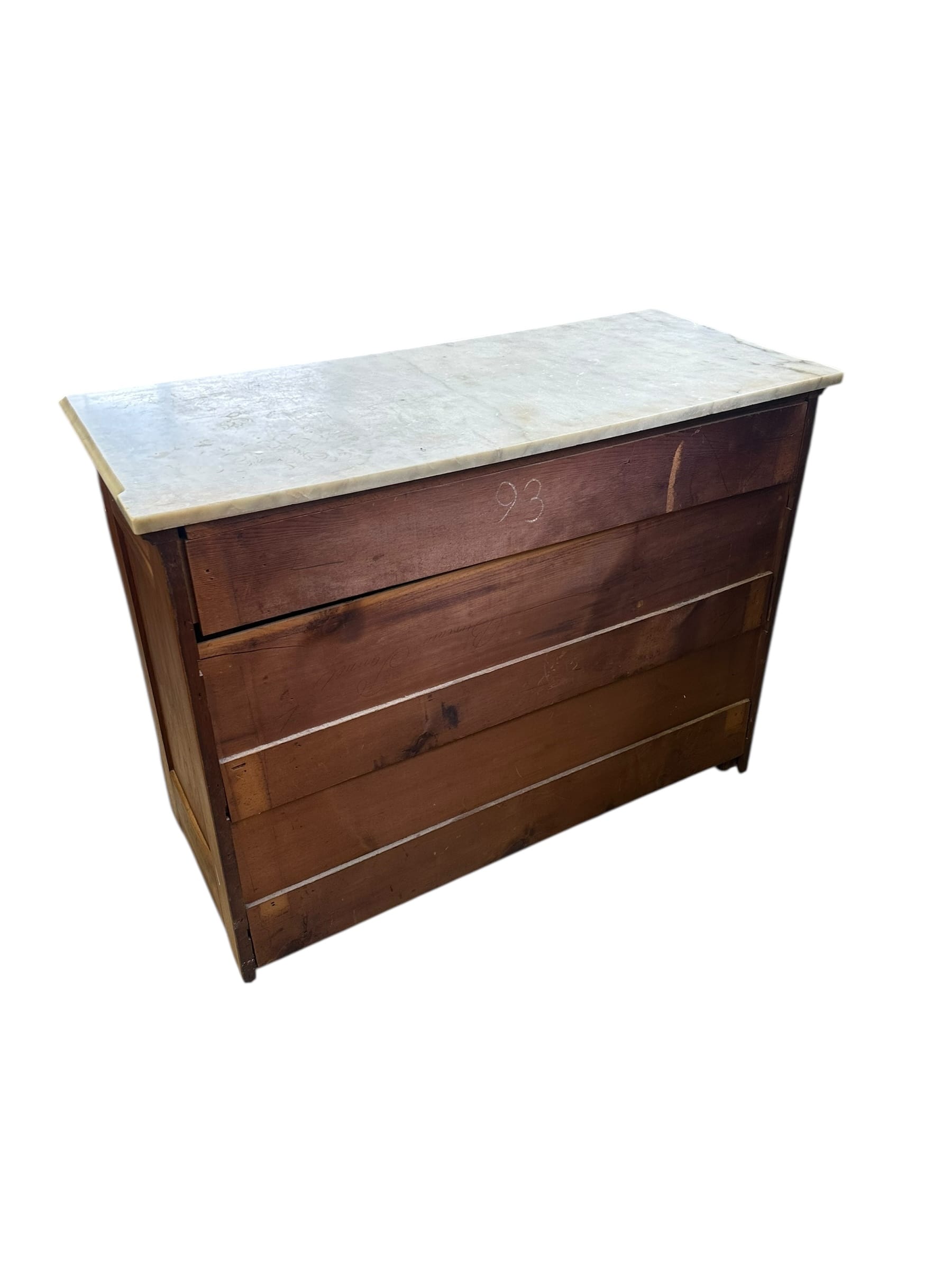 Antique Marble Topped French Provincial Sideboard | IdleHour