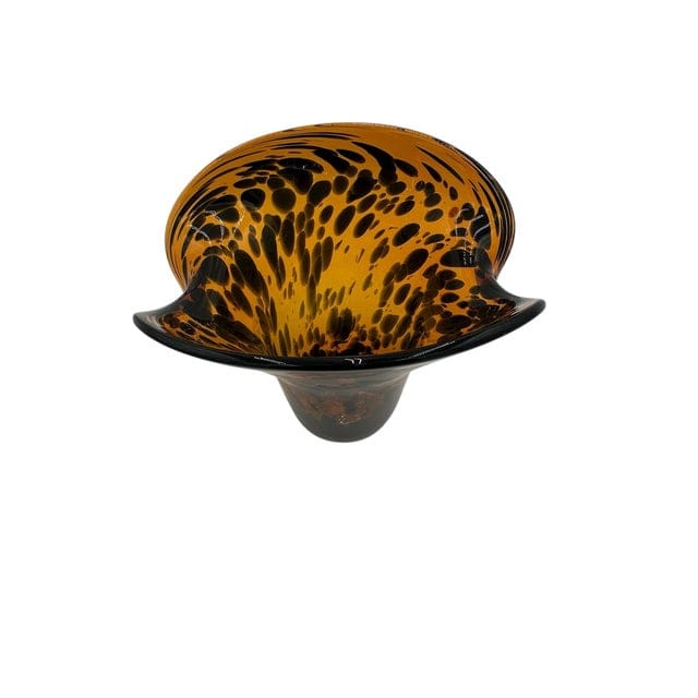 Aerin Tortoise Glass Vase With Curled Lip | IdleHour