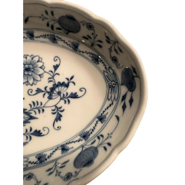 Antique 19th Century Meissen Blue Onion Platter | IdleHour