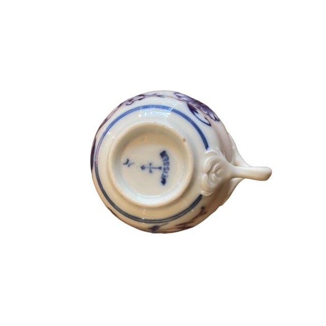 Antique Blue Onion Meissen Teichert Set of Teacups for 6 - 12 Pieces | IdleHour