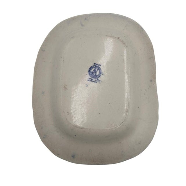 Antique Britannia Pottery Company Blue Willow Platter | IdleHour