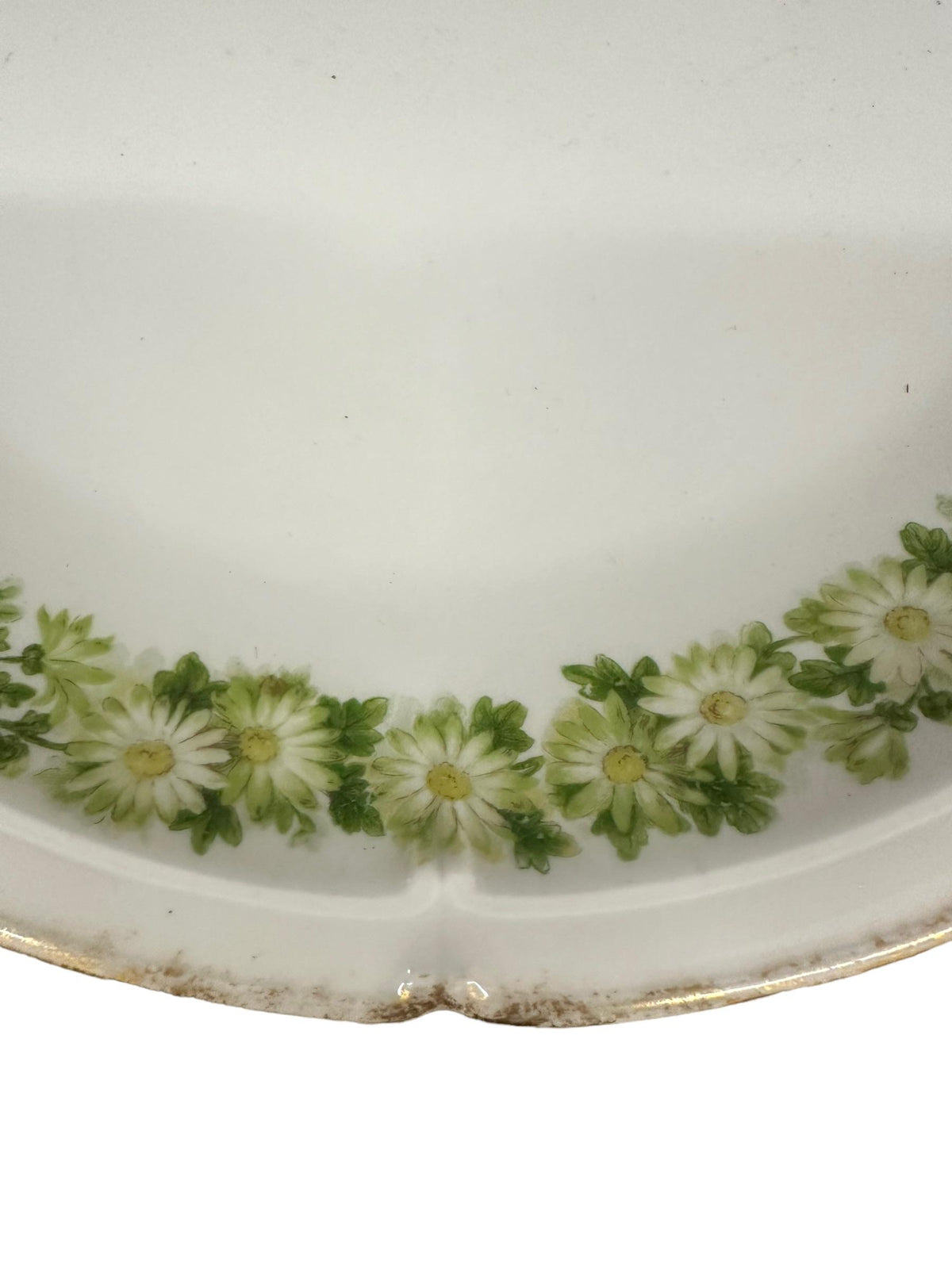 Antique Haviland Limoges Gilded Platter With Daisy Chain Pattern | IdleHour
