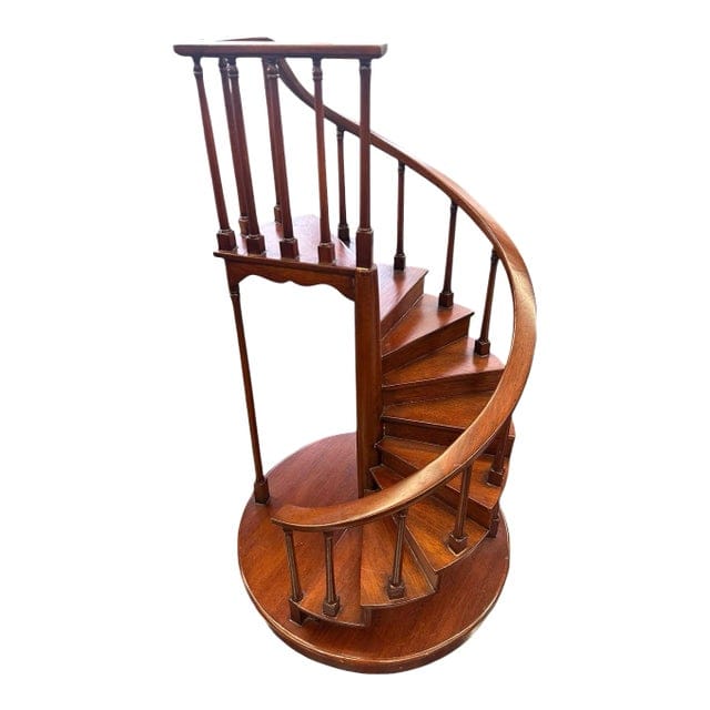 Antique Mahogany Spiral Staircase Model | IdleHour
