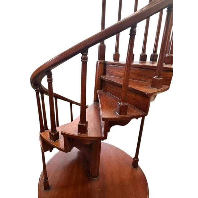 Antique Mahogany Spiral Staircase Model | IdleHour