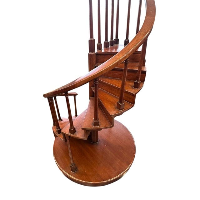 Antique Mahogany Spiral Staircase Model | IdleHour