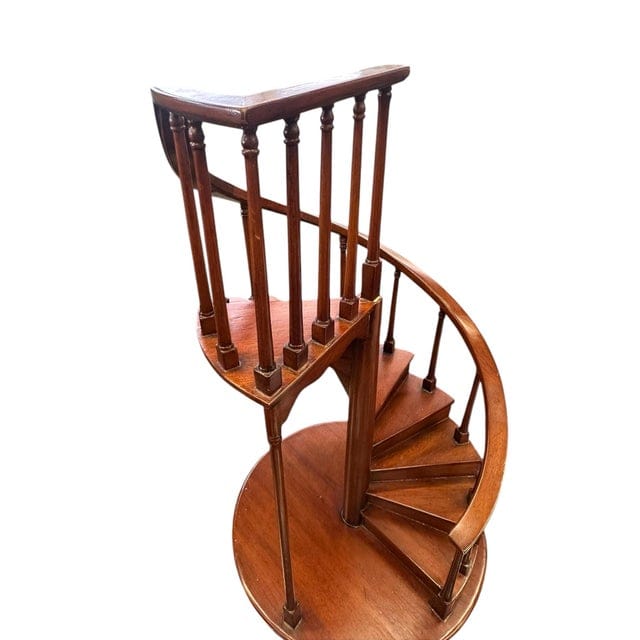 Antique Mahogany Spiral Staircase Model | IdleHour