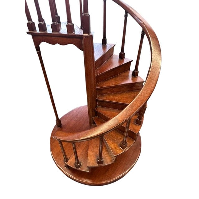 Antique Mahogany Spiral Staircase Model | IdleHour