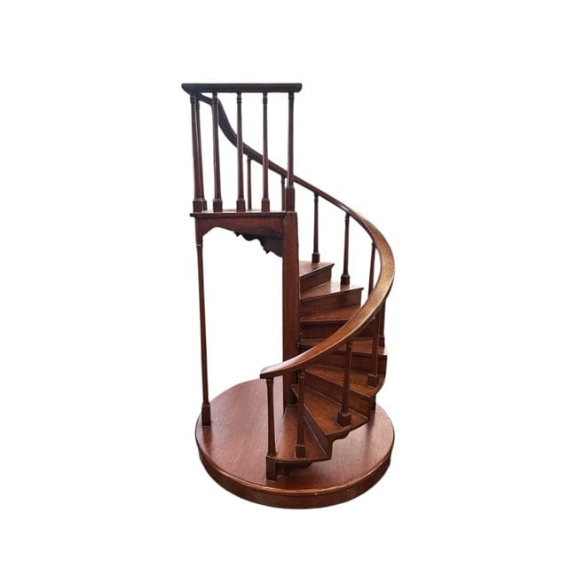 Antique Mahogany Spiral Staircase Model | IdleHour