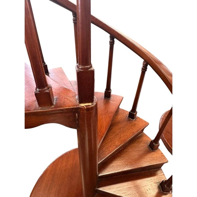 Antique Mahogany Spiral Staircase Model | IdleHour