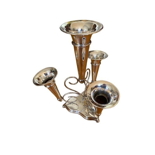 Antique Marples & Co Silver-Plate English Epergne Centerpiece | IdleHour