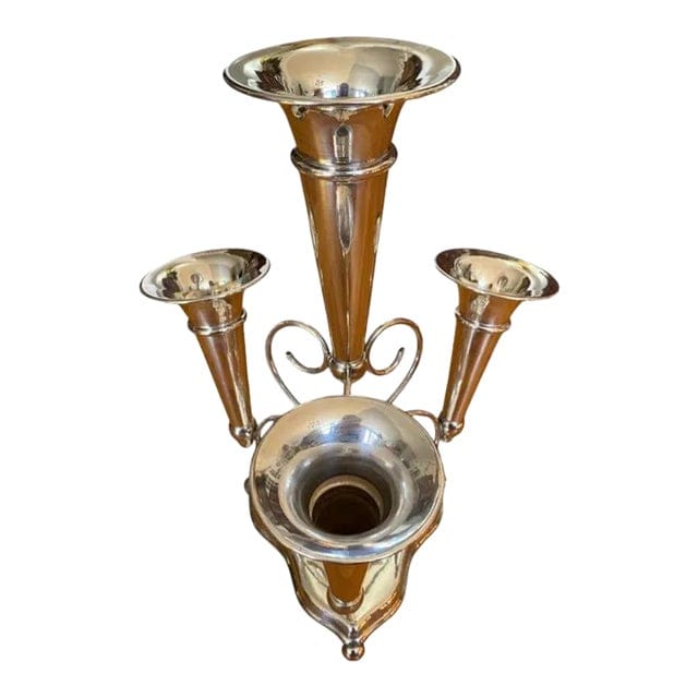 Antique Marples & Co Silver-Plate English Epergne Centerpiece | IdleHour