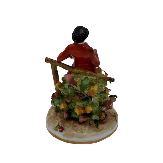 Antique Von Scheirholz Fox Hunting Figurine With Beagle, 1907-1920s | IdleHour