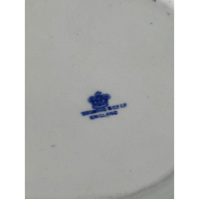 Early 20th Century Wedgwood & Co. Blue Willow Transferware Platter | IdleHour