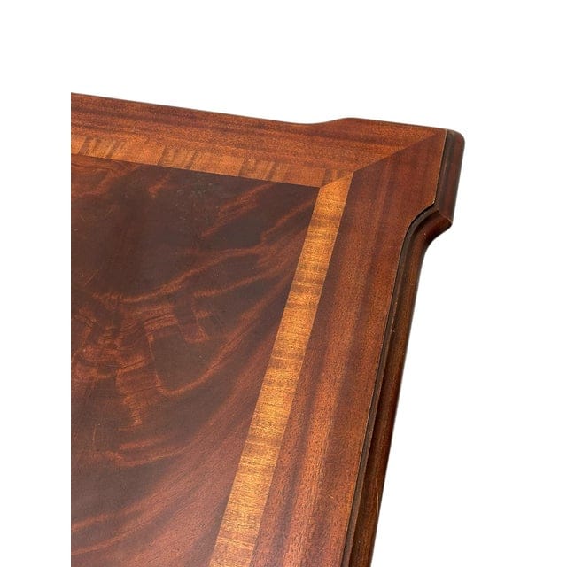Flame Mahogany Ball & Claw Chippendale Style Cocktail Table Attributed to Thomasville | IdleHour