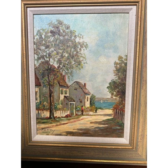 Francis H. McKay 1880 - 1969 Original Oil Seascape, Framed | IdleHour