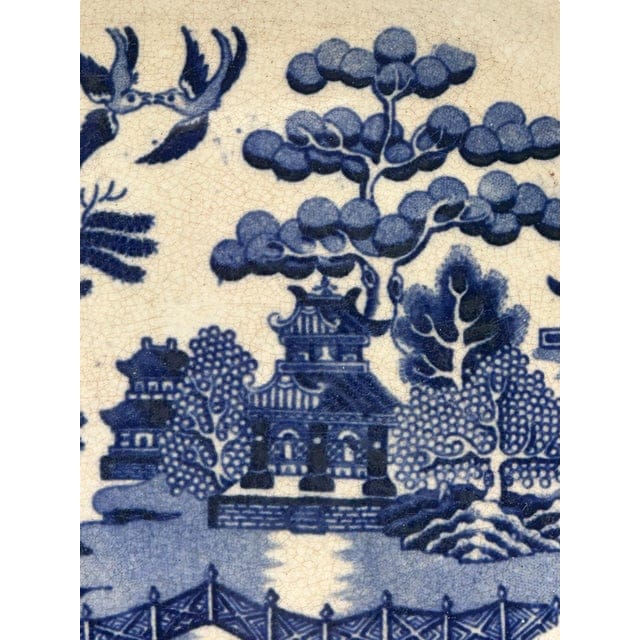 J. Jackson & Co. Blue Willow Platter, Late 19th Century | IdleHour