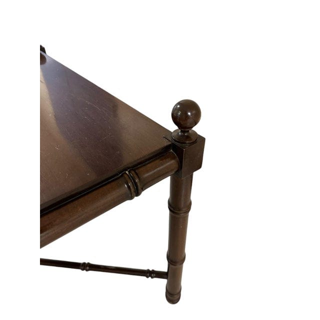 John Stuart Mahogany Bamboo Legged Coffee Table | IdleHour