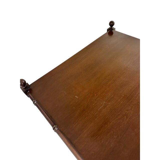 John Stuart Mahogany Bamboo Legged Coffee Table | IdleHour