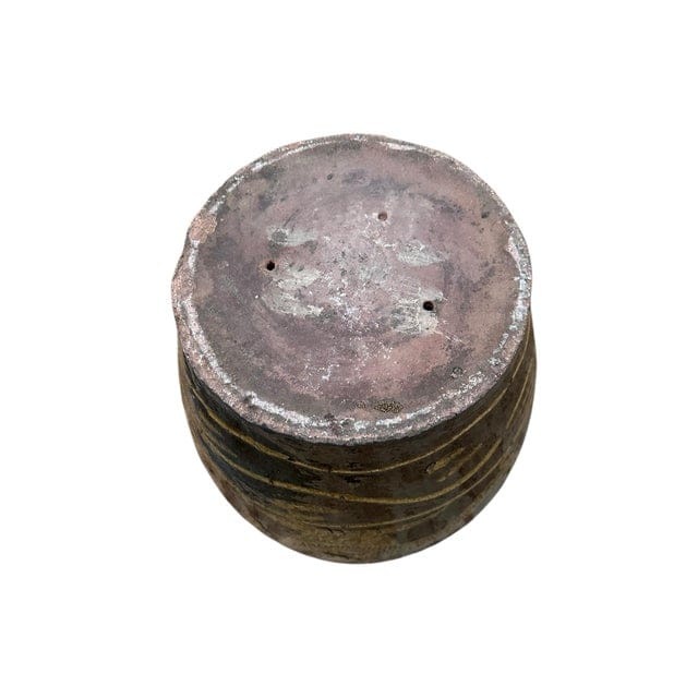 Large Antique Chinese Black Egg Ceramic Jardiniere | IdleHour