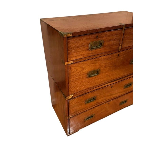 Late 19th Century British Military Five-Drawer Campaign Chest | IdleHour