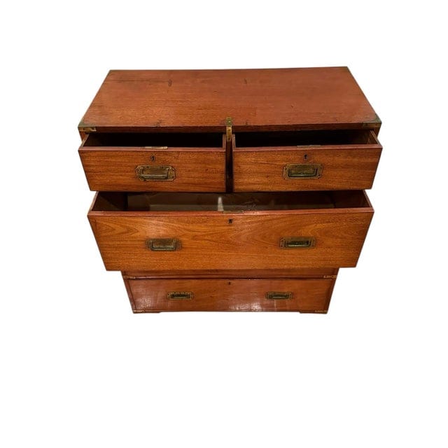 Late 19th Century British Military Five-Drawer Campaign Chest | IdleHour