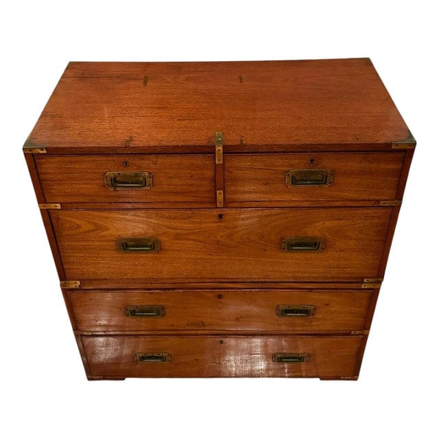 Late 19th Century British Military Five-Drawer Campaign Chest | IdleHour
